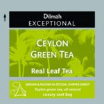 Dilmah Exceptional Ceylon zöld piramini szálas tea 50 x 2 g