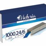 Tűzőkapocs 24/6, VICTORIA OFFICE, 1000 db/dbz