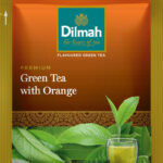Dilmah zöld tea naranccsal 25x1,5 g, aromazáró tasakban