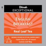 Dilmah Exceptional English Breakfast piramini fekete tea 50×2 g