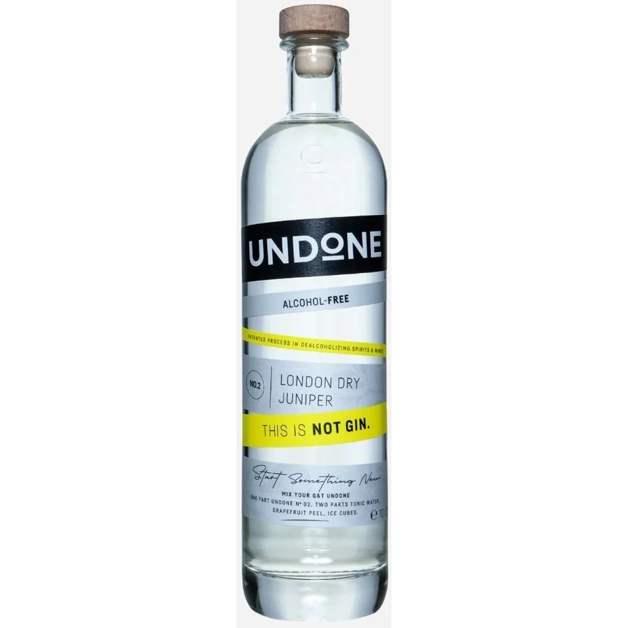 Undone no2 Undone No. 2 London Dry Juniper | Not Gin 0,7L 0% (alkoholmentes) - Image 1