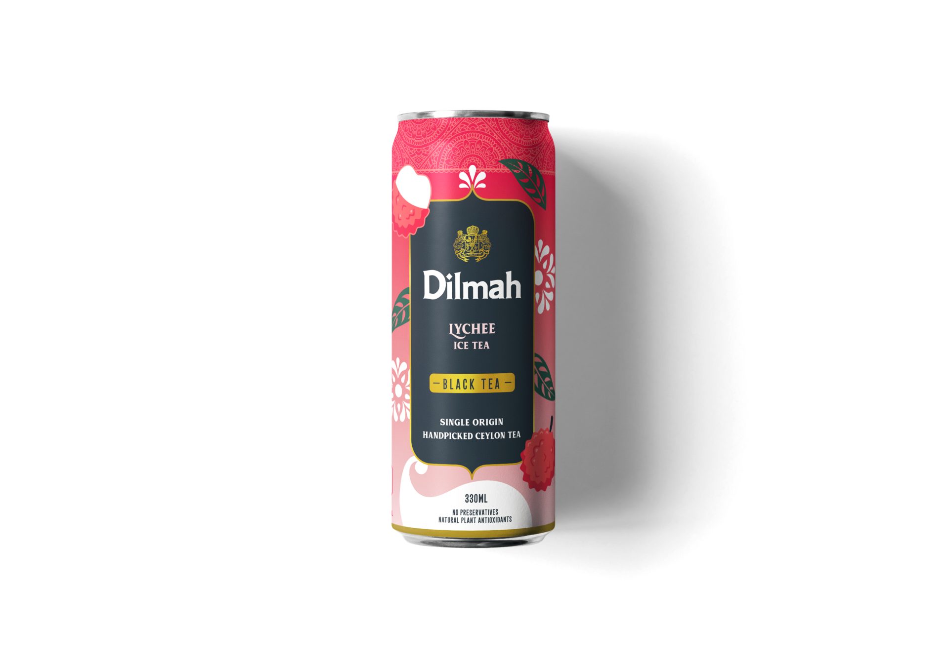 Dilmah Lychee iced tea 330ml Dilmah Licsis fekete jeges tea 0,33 L - Image 1